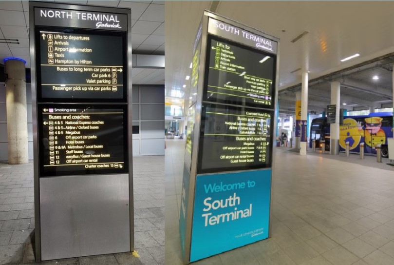 Gatwick Airport North & South Terminals