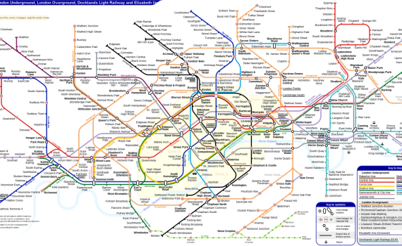 Transport for London (TFL) Route Map