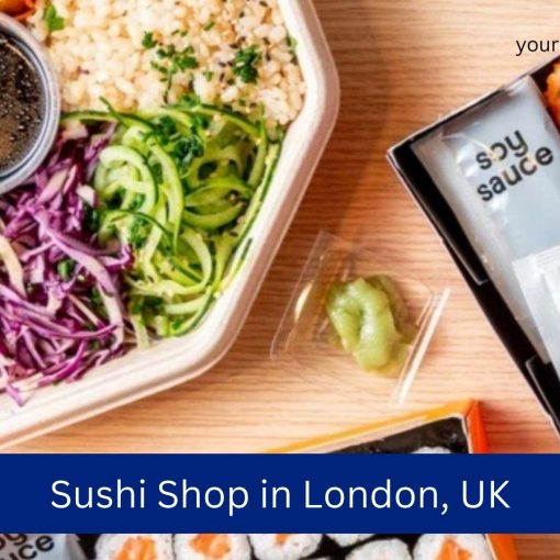 Sushi Shop in London, UK