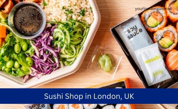 Sushi Shop in London, UK