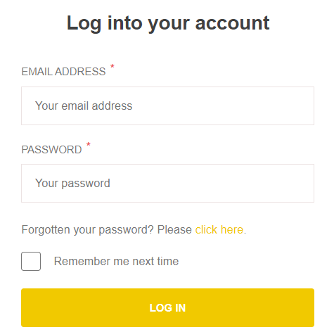 Escape Room Gift Vouchers Login
