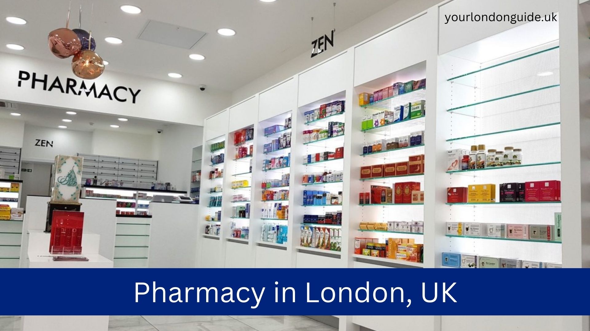Pharmacy in London, UK